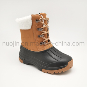 Les bottes de neige pour enfants d'hiver gardent au chaud les bottes chaudes de mode