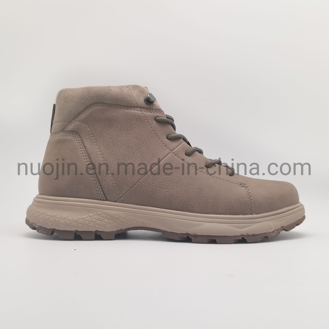 Bottes en cuir synthétique à lacets décontractées personnalisées randonnée bottes de cheville décontractées pour hommes