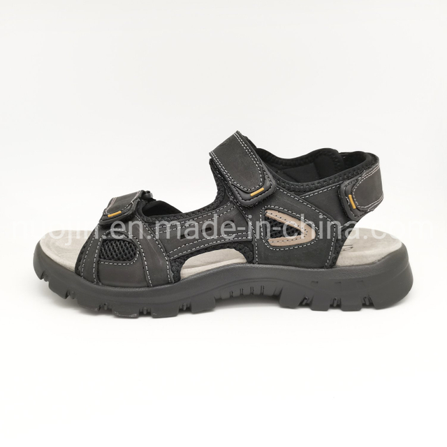 Pantoufle de vente chaude sandales résistantes à l'usure hommes chaussures d'été en cuir sandales