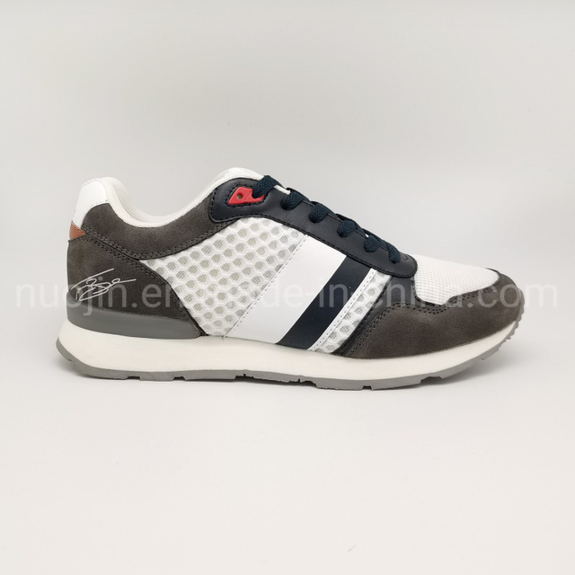 Nouveau Maille hommes baskets chaussures décontractées à lacets chaussures