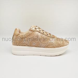 Plate-forme femmes Bling chaussures compensées sans lacet strass plats diapositives chaussures décontractées