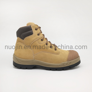 Bottes de travail pour hommes, chaussures de sécurité, chaussures de plein air, bout en acier, chaussures de sécurité en cuir Anti Smash pour homme