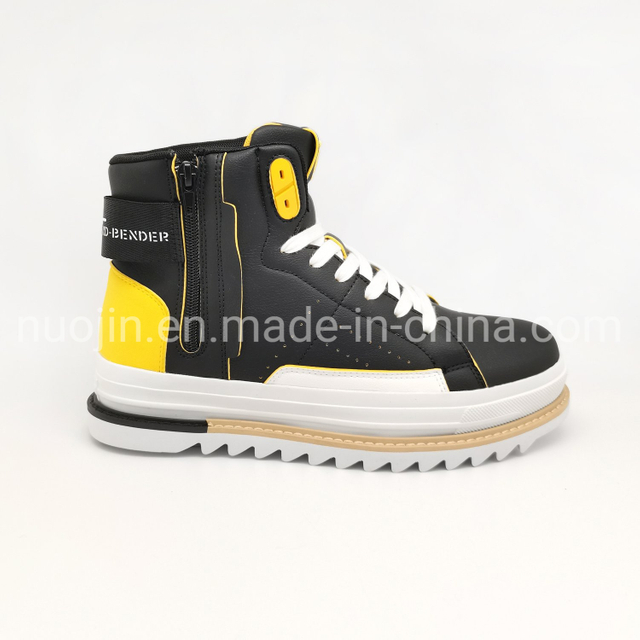 Nouveaux doux antidérapants résistant à l'usure confortable hommes chaussures décontractées tendance mode sport chaussures à semelles épaisses