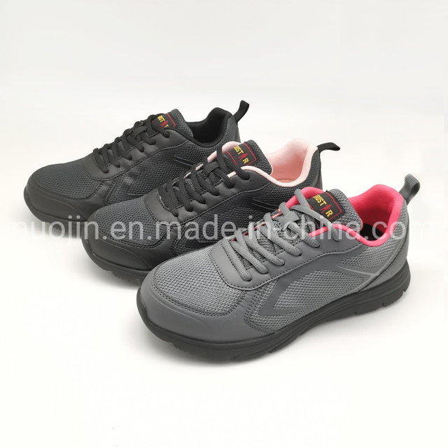 Sports respirables extérieurs faits sur commande noirs de chaussures de randonnée pour des dames