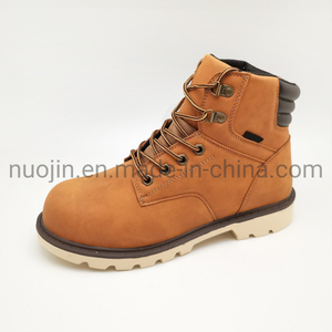 Bottes de travail de sécurité à bout en acier industriel pour hommes, chaussures de sécurité antistatiques, chaussures de travail en cuir
