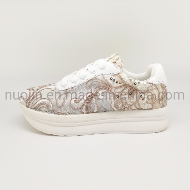 Plate-forme femmes Bling chaussures compensées sans lacet strass plats diapositives chaussures décontractées