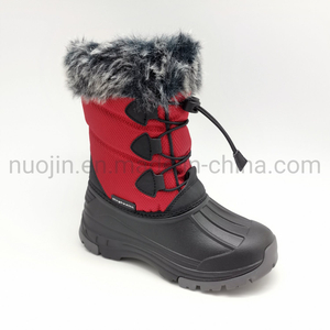 Chaussures de neige pour enfants avec doublure en fourrure, bottes de neige pour enfants