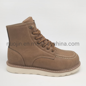 Nouveaux styles de bottes de travail pour hommes avec chaussures de sécurité à embout en acier