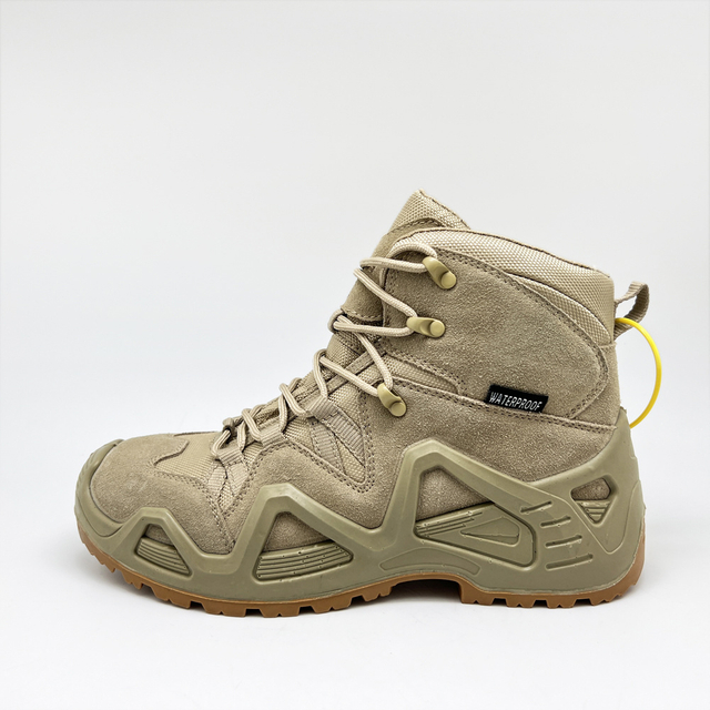 Nouvelles bottes de sécurité en daim de vache imperméables pour hommes