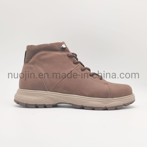 Bottes en cuir synthétique à lacets décontractées personnalisées randonnée bottes de cheville décontractées pour hommes