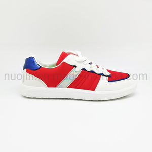 Chaussures plates en cuir et toile pour femmes, baskets simples de haute qualité, chaussures décontractées pour dames